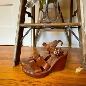 Korks Sandal Wedge Heels Size 11